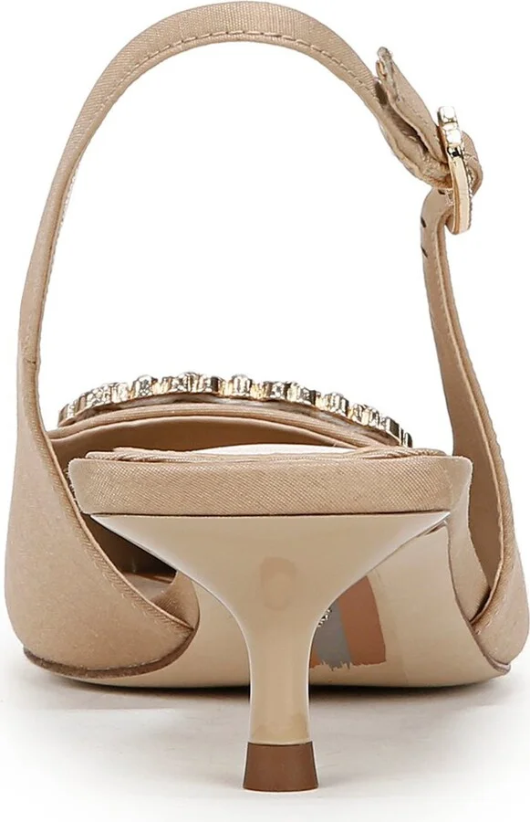 Kaitlyn Slingback Pointed Toe Kitten Heel Pump - Image 7