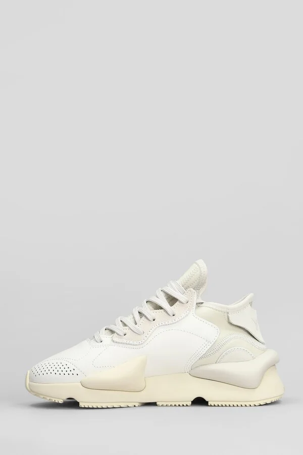 Kaiwa Sneakers In White Leather - Image 3