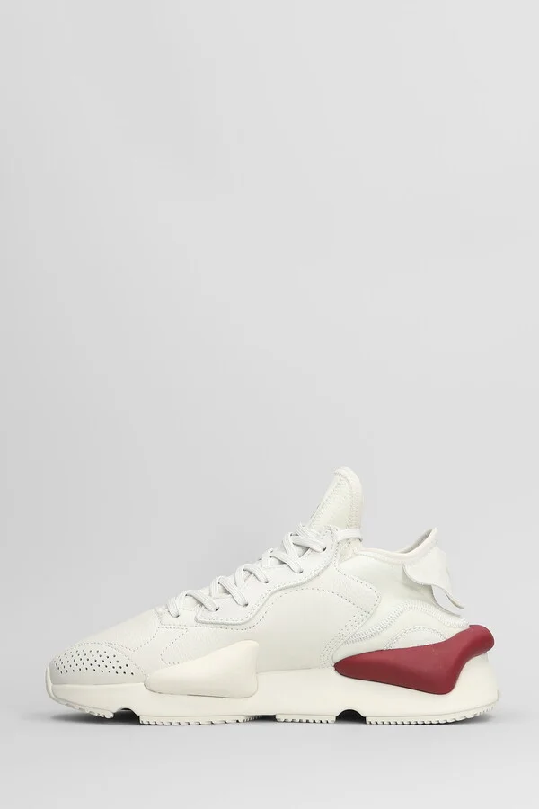 Kaiwa Sneakers In White Leather - Image 3