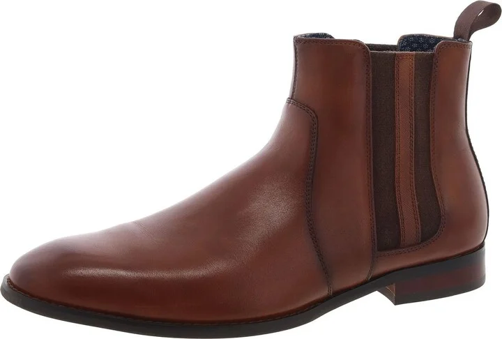 Kalen Mens Solid Leather Chukka Boots