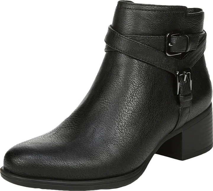 Kallista Womens Faux Leather Booties Ankle Boots