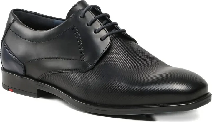 Kalmat textured leather lace-up Derby shoes - Image 2