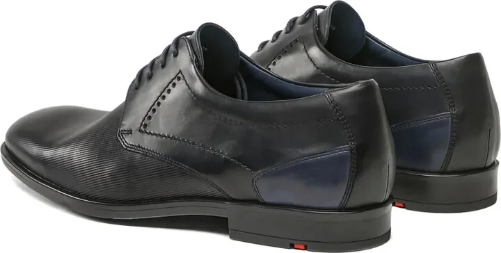 Kalmat textured leather lace-up Derby shoes - Image 3