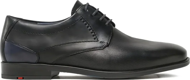 Kalmat textured leather lace-up Derby shoes