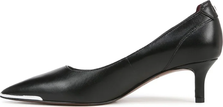 Kalsa Pointed Toe Kitten Heel Pump - Image 9