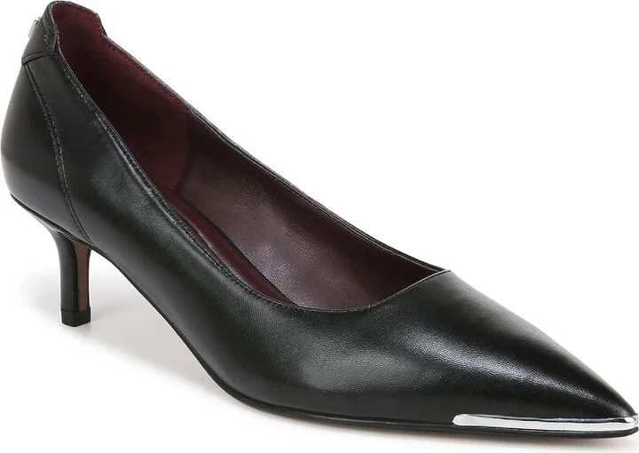 Kalsa Pointed Toe Kitten Heel Pump