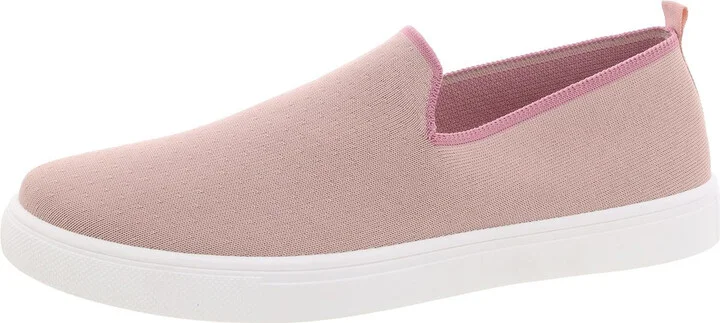 KAM SLIP ON KNIT Womens Knit Round toe Slip-On Sneakers