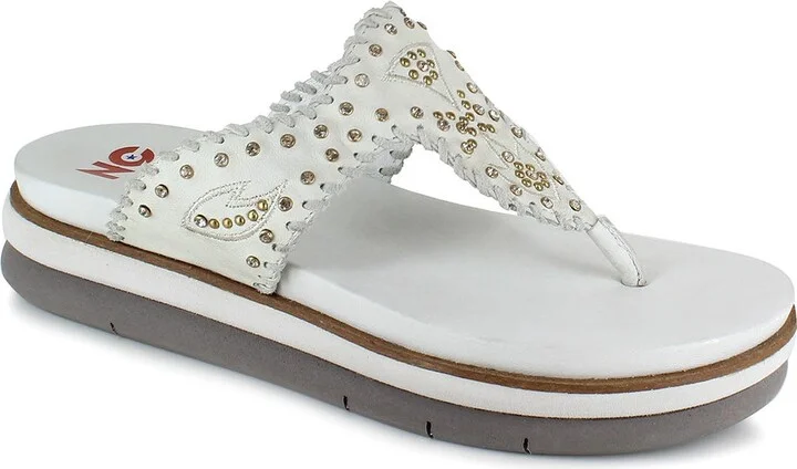 Kamara Crystal Embellished Platform Flip Flop