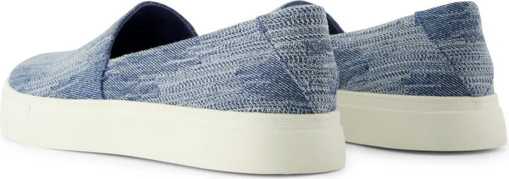 Kameron Slip On Sneaker Dark Sky Textured Denim - Image 3