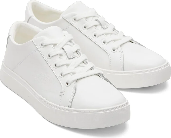 Kameron White Leather Sneaker - Image 3
