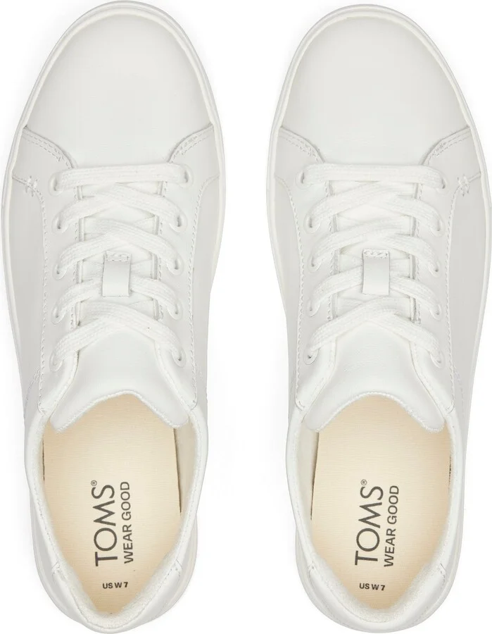 Kameron White Leather Sneaker - Image 5