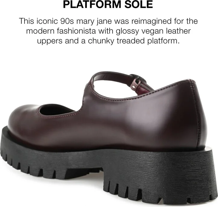 Kamie Mary Jane Platform Flat - Image 9