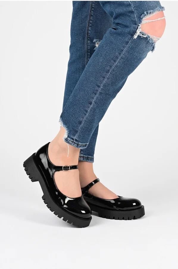Kamie Mary Jane Platform Flat - Image 10