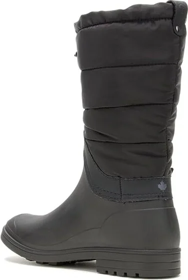 Kamik Abigail Puff Women's Shoes Black : 8 B - Medium, Textile - Image 4