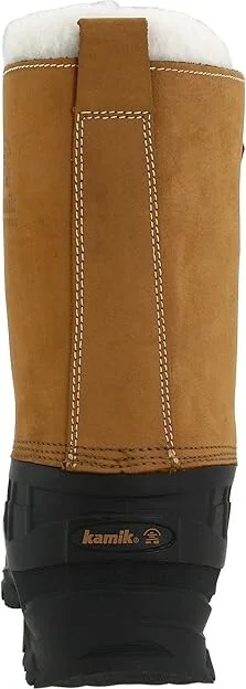Kamik Alborg Men's Cold Weather Boots Tan : 10 D - Medium, Leather/Nubuck/Rubber - Image 5