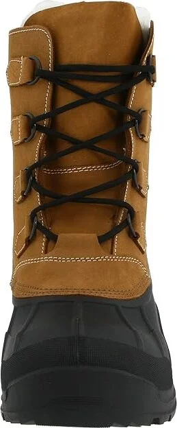 Kamik Alborg Men's Cold Weather Boots Tan : 10 D - Medium, Leather/Nubuck/Rubber - Image 6