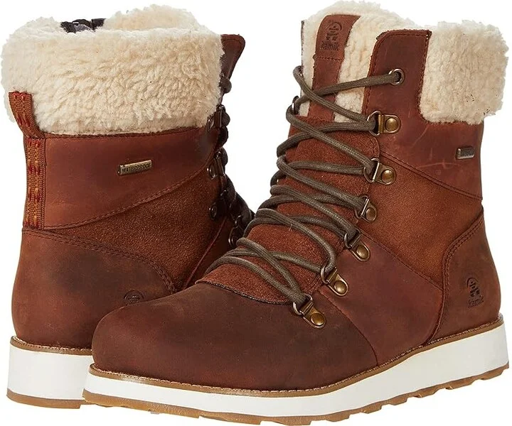 Kamik Ariel F Women's Shoes Cognac : 6 B - Medium, Suede/Leather