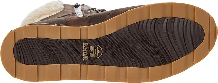 Kamik Ariel F Women's Shoes Dark Brown : 6 B - Medium, Suede/Leather - Image 3