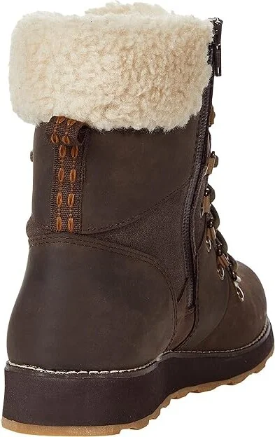Kamik Ariel F Women's Shoes Dark Brown : 6 B - Medium, Suede/Leather - Image 4