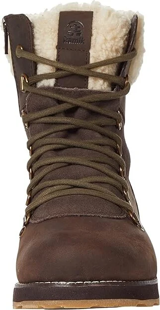Kamik Ariel F Women's Shoes Dark Brown : 6 B - Medium, Suede/Leather - Image 5