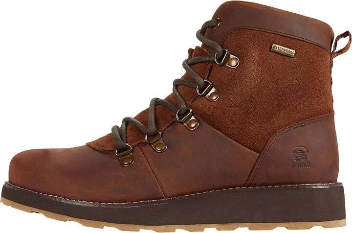 Kamik Ariel Lo Women's Boots Cognac : 7 B - Medium, Leather - Image 6
