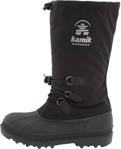 Kamik Canuck Men's Cold Weather Boots Black : 9 D - Medium, Rubber/Textile - Image 7