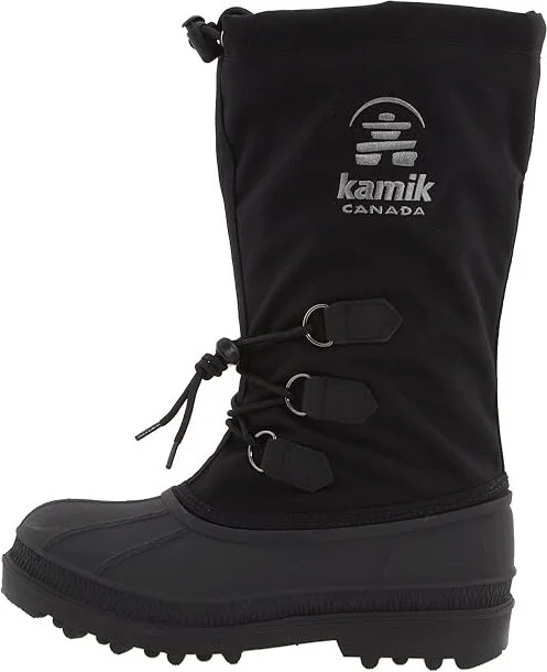 Kamik Canuck Women's Cold Weather Boots Black : 6 B - Medium, Rubber/Textile - Image 6