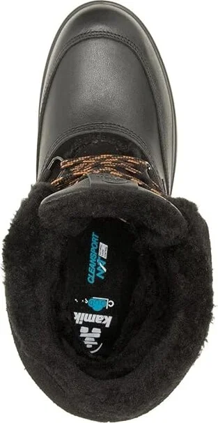 Kamik Celeste Mid Women's Shoes Black : 6 B - Medium, Leather/Suede - Image 2
