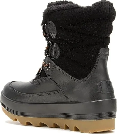 Kamik Celeste Mid Women's Shoes Black : 6 B - Medium, Leather/Suede - Image 4
