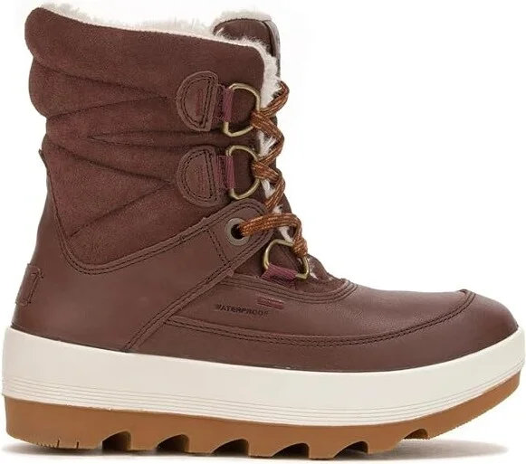 Kamik Celeste Mid Women's Shoes Dark Brown : 7 B - Medium, Leather/Suede - Image 5