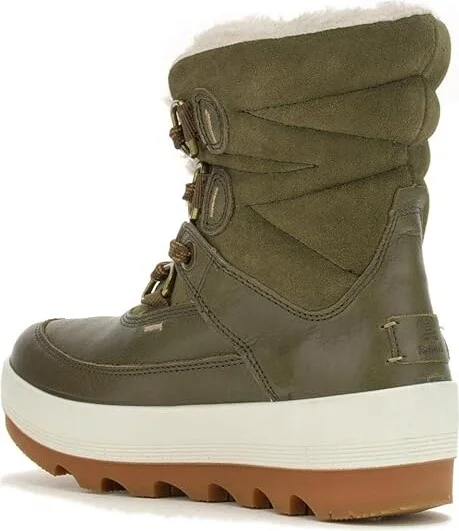 Kamik Celeste Mid Women's Shoes Dark Olive : 7 B - Medium, Leather/Suede - Image 4