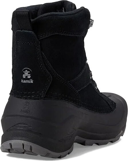 Kamik Empire Lo Men's Shoes Black : 9 D - Medium, Leather/Synthetic - Image 4