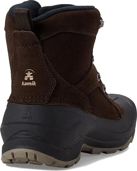 Kamik Empire Lo Men's Shoes Chocolate : 10 D - Medium, Leather/Synthetic - Image 4