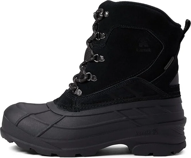 Kamik Fargo 2 Men's Shoes Black : 9 D - Medium, Textile/Leather - Image 5