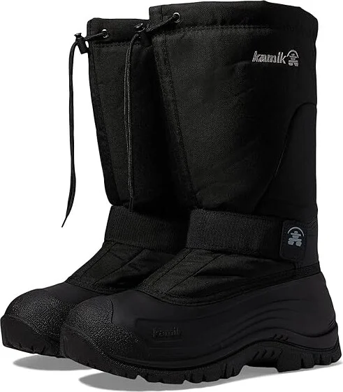 Kamik Greenbay 4 Men's Cold Weather Boots Black : 7 D - Medium, Polyester/Rubber/Textile