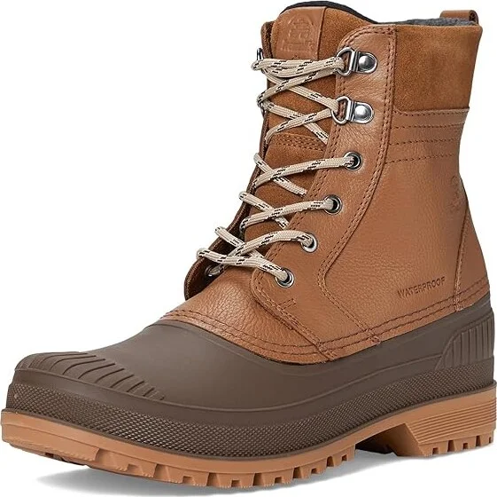 Kamik Hemlock Men's Cold Weather Boots Medium Brown : 9 D - Medium, Suede - Image 5