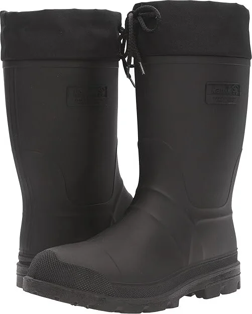 Kamik Icebreaker Men's Cold Weather Boots Black : 9 D - Medium, Rubber
