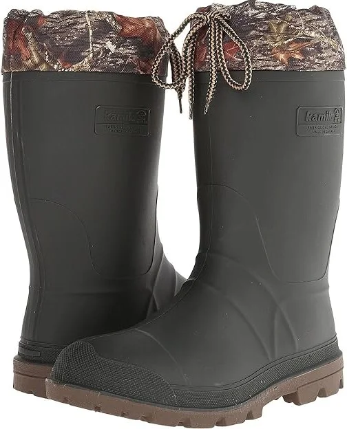 Kamik Icebreaker Men's Cold Weather Boots Camo : 12 D - Medium, Rubber