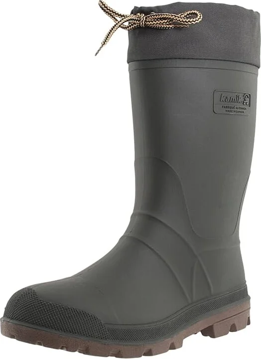Kamik Icebreaker Men's Cold Weather Boots Khaki/Brown : 9 D - Medium, Rubber - Image 2