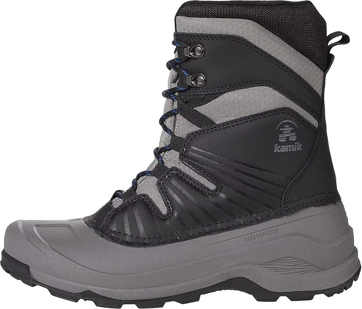 Kamik Iceland Men's Boots Black/Charcoal : 7 D - Medium, Synthetic/Leather - Image 6