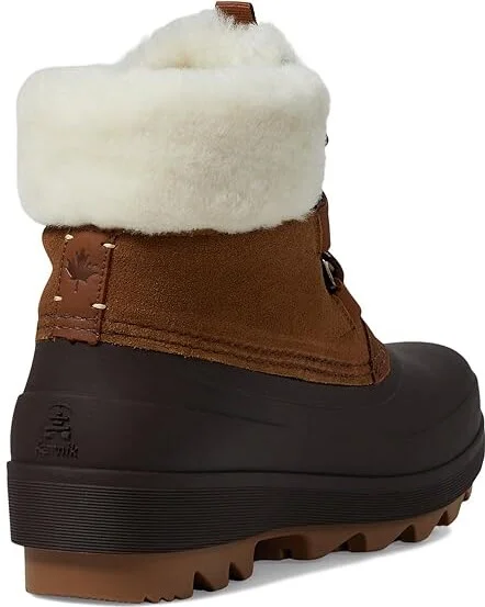 Kamik Lauren F Women's Snow Shoes Brown : 9 B - Medium, Leather/Suede - Image 4