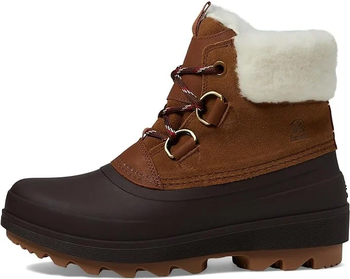 Kamik Lauren F Women's Snow Shoes Brown : 9 B - Medium, Leather/Suede - Image 6