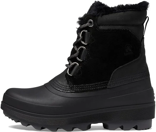 Kamik Lauren Lo Women's Shoes Black : 7 B - Medium, Leather/Suede - Image 5