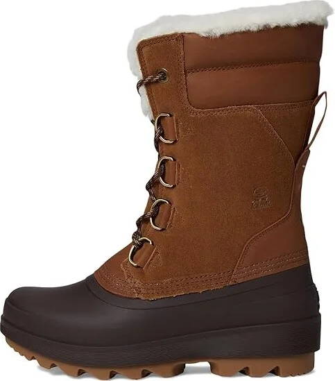 Kamik Lauren Women's Shoes Brown : 8 B - Medium, Leather/Rubber/Suede - Image 6