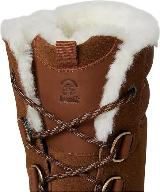 Kamik Lauren Women's Shoes Brown : 8 B - Medium, Leather/Rubber/Suede - Image 7