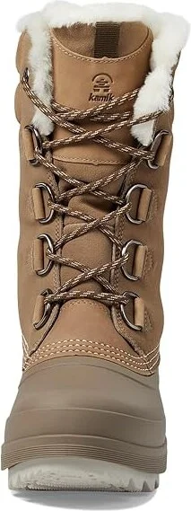 Kamik Lauren Women's Shoes Fossil : 7 B - Medium, Leather/Rubber/Suede - Image 2