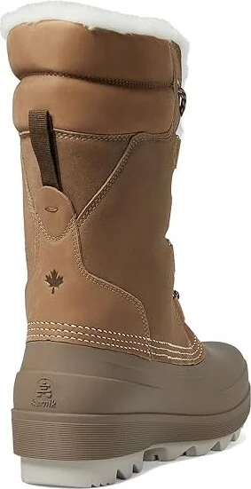Kamik Lauren Women's Shoes Fossil : 7 B - Medium, Leather/Rubber/Suede - Image 4