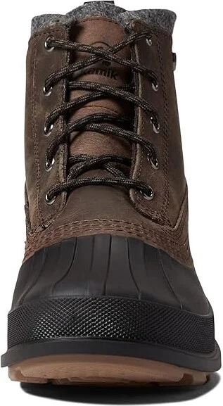 Kamik Lawrence Mid Men's Shoes Fossil : 7 D - Medium, Textile/Leather - Image 2