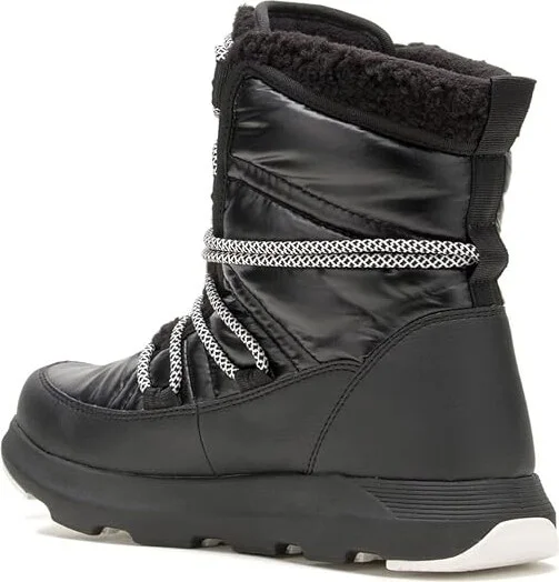 Kamik Lea Pull Women's Shoes Black : 6 B - Medium, Synthetic/Textile - Image 4