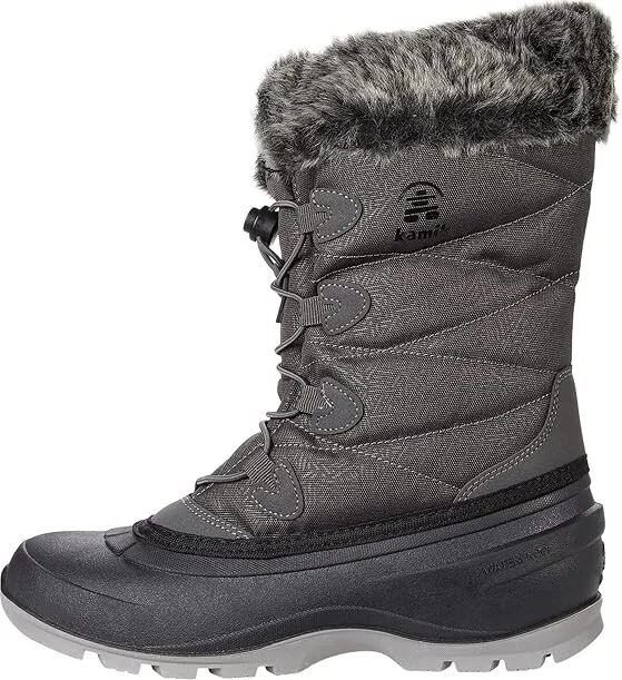 Kamik Momentum 3 Women's Shoes Charcoal : 6 B - Medium, Textile/Synthetic - Image 6